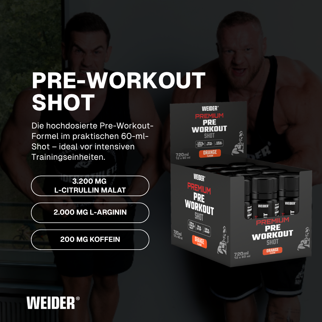 Premium Pre-Workout Shot (12x60ml)